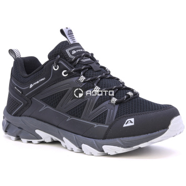ALPINE PRO černá pánská outdoor obuv + PTX membrána