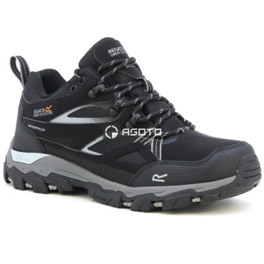 REGATTA Holcombe III Low černá pánská outdoor obuv ISOTEX membrána