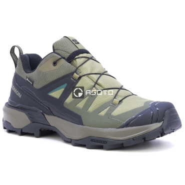 SALOMON X ULTRA 360 GTX olivová pánská outdoor obuv Gore-Tex membrána