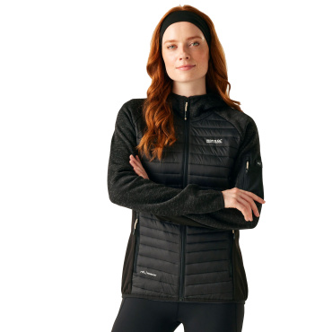 REGATTA Newhill Hybrid černá dámská outdoor bunda celoroční pohodlná