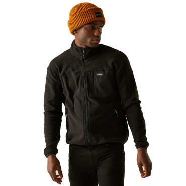 REGATTA Frankie F/Z černá pánská outdoor pohodlná příjemná fleece mikina