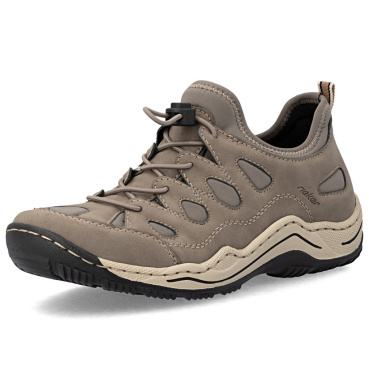 RIEKER L0551-64 béžové dámské pohodlné antistress tenisky