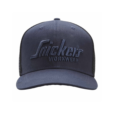SNICKERS Trucker Cap modrá pánská kšiltovka z prodyšného materiálu