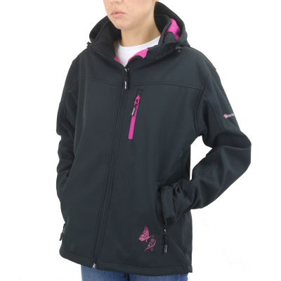 NORTHICE černá dámská softshell bunda