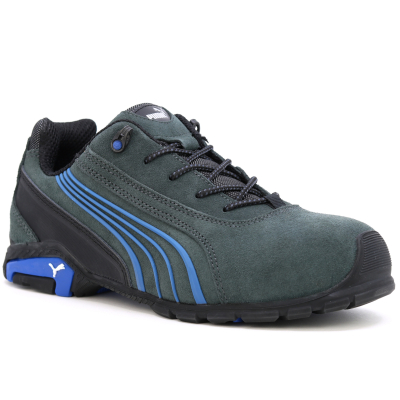 PUMA Milano S1P šedá pánská pracovní obuv