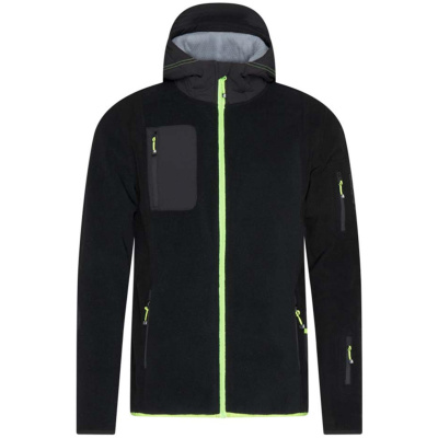 NORTH WAYS Alder černá pánská fleece pracovní bunda