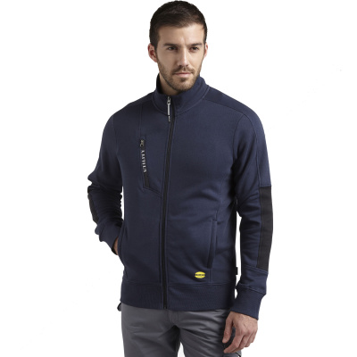 DIADORA Litework modrá pánská pracovní mikina zip