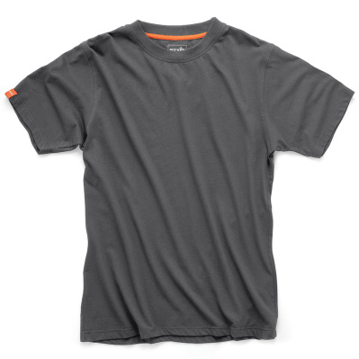 SCRUFFS Worker Graphite šedé pánské pracovní triko 100% Ba