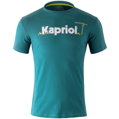 KAPRIOL Enjoy petrol modré pánské pracovní triko 100% Ba