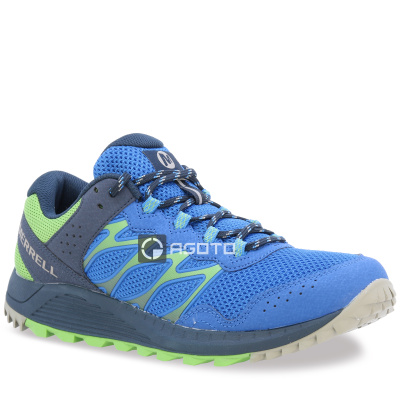 MERRELL J067197 WILDWOOD modrá pánská sportovní obuv