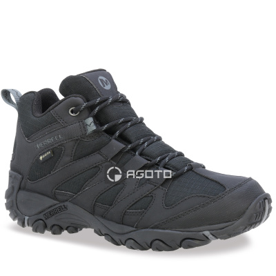 MERRELL CLAYPOOL SPORT MID GTX černá pánská outdoor obuv Goretex