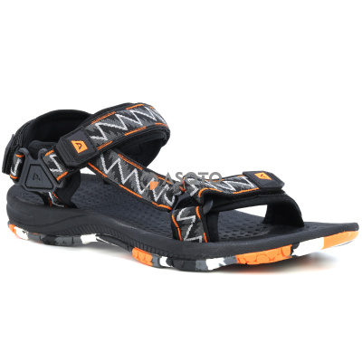ALPINE PRO Gesse černé pánské sandále