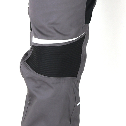 detail COFRA Skiathos Stretch pracovní kalhoty šedé