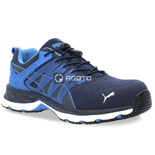 PUMA Velocity 2.0 blue low S1P ESD modrá pánská pracovní obuv