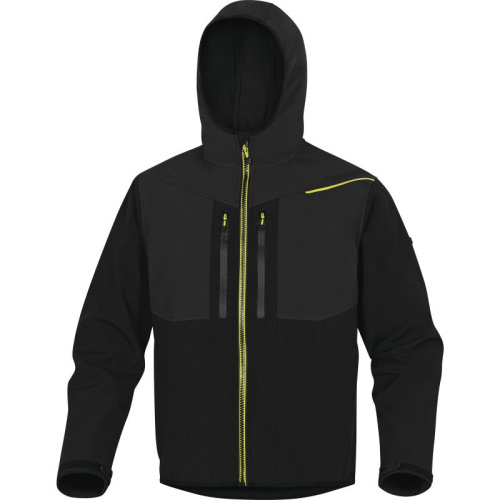 Delta Plus Horten 2 černá pánská pracovní softshell bunda Výprodej