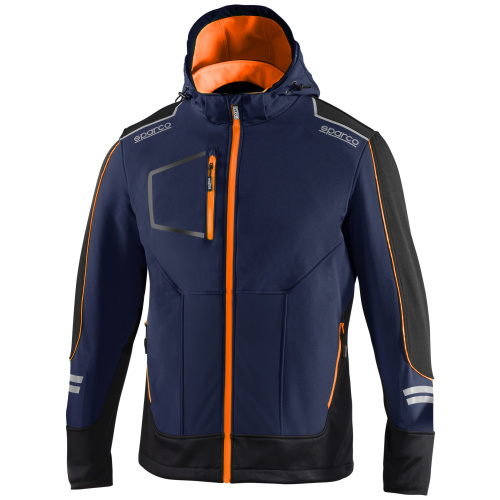 SPARCO TECH TW modrá pánská softshell bunda