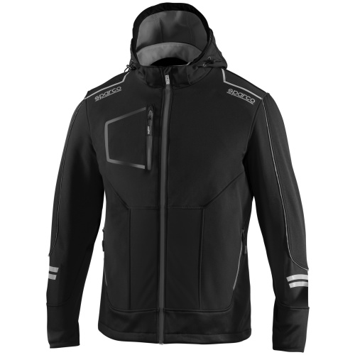 SPARCO TECH TW černá pánská softshell bunda