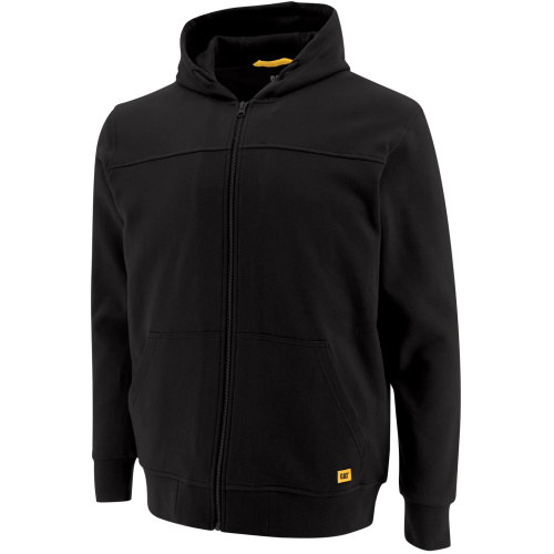 CATERPILLAR Lined Zip černá pánská mikina H2O voděodpudivá