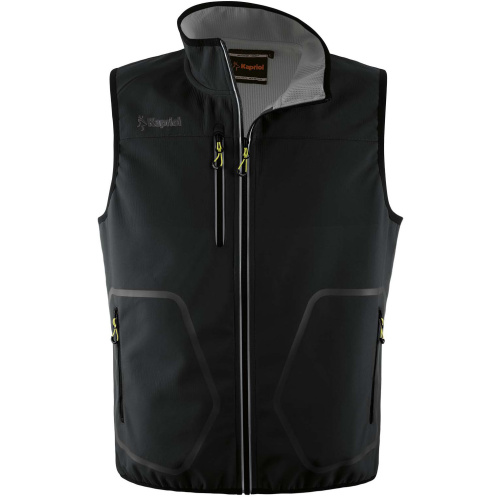 KAPRIOL Tech černá pánská softshell vesta