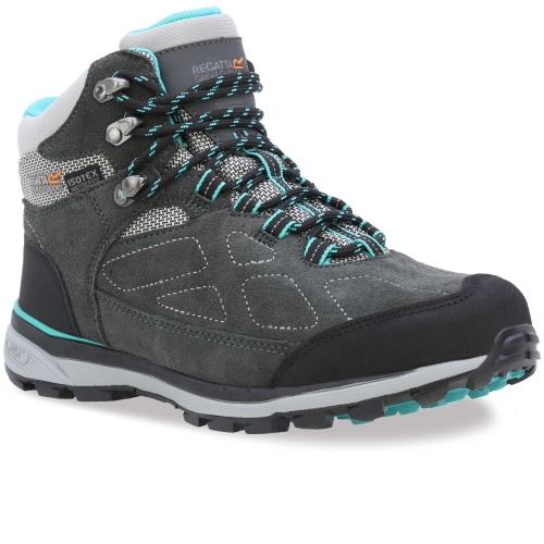 REGATTA Ldy Samaris Suede šedá dámská outdoor obuv + Isotex membrána