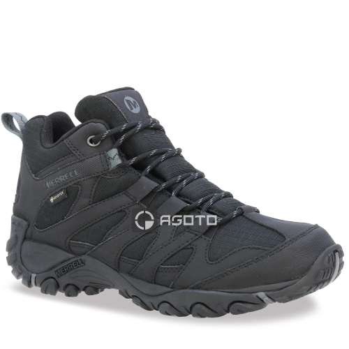 MERRELL CLAYPOOL SPORT MID GTX černá pánská outdoor obuv Goretex