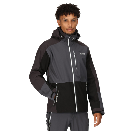 REGATTA Bosfield šedá pánská outdoor bunda + Isotex membrána 10 000