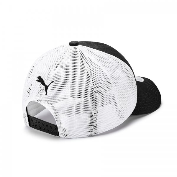 detail Puma Ferrari Trucker černá pánská baseball čepice