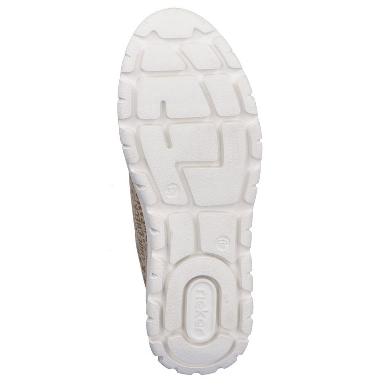 detail RIEKER N1316-90 béžové dámské tenisky