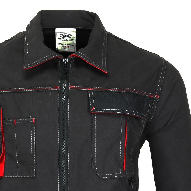 detail SIR Harrison pracovní bunda 31041 anthracite