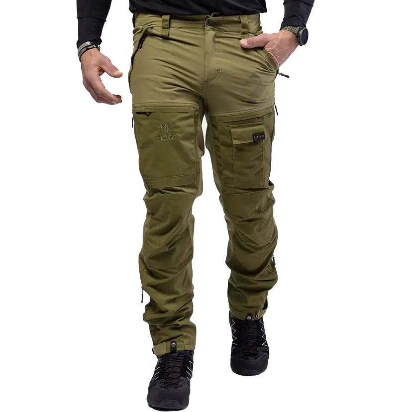 detail Beyond Nordic zelené pánské outdoor kalhoty