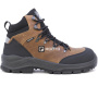 náhled BICAP Argine Mid S7S hnědá pánská kožená pracovní obuv s membránou Respitex®