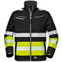 náhled SIR Contrast Softshell HV černá pánská reflexní pracovní bunda