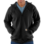 náhled CARHARTT K122BLK Midweight Hooded černá pánská mikina zip