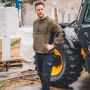 náhled JCB Trade Crew olivová pánská pracovní mikina