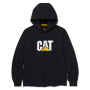 náhled CATERPILLAR TM Hooded černá pánská mikina s logem CAT