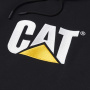 náhled CATERPILLAR TM Hooded černá pánská mikina s logem CAT