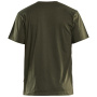 náhled BLAKLADER Sweden Grit olivové pánské profi triko 100% Ba