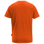 náhled SNICKERS Logo oranžové pánské triko ze 100% bavlny pro větší pohodlí