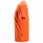 náhled SNICKERS Logo oranžové pánské triko ze 100% bavlny pro větší pohodlí