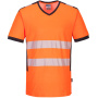 náhled PORTWEST PW310 triko reflexní Hi-Vis oranžové s výstřihem do V