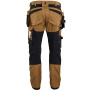 náhled BLAKLADER Craftsman Stretch nugát pánské pracovní pohodlné premium kalhoty kapsy