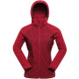 náhled ALPINE PRO Hoora vínová dámská softshell bunda