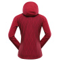 náhled ALPINE PRO Hoora vínová dámská softshell bunda
