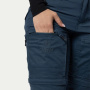 náhled Beyond Nordic Sweden Zip-Off modré dámské outdoor kalhoty 2v1 Teflon EcoElite®