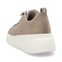 náhled RIEKER W2301-20 béžové dámské kožené tenisky