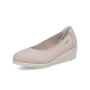 náhled RIEKER L5360-31 dámské růžové kožené baleríny antistress technologie