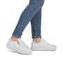 náhled RIEKER M7701-80 bílé dámské kožené tenisky technologie antistress