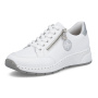 náhled RIEKER N6508-80 bílé dámské kožené sneakersy antistress