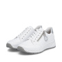 náhled RIEKER N6508-80 bílé dámské kožené sneakersy antistress
