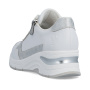 náhled RIEKER N9301-80 bílé dámské kožené sneakersy antistress
